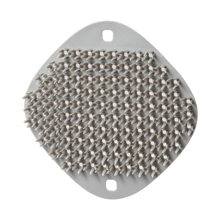 2 PCS Multifunctional Silicone Cleaning Brush Non-Oily Kitchen Cleaning Scouring Pad(Pine Gray)