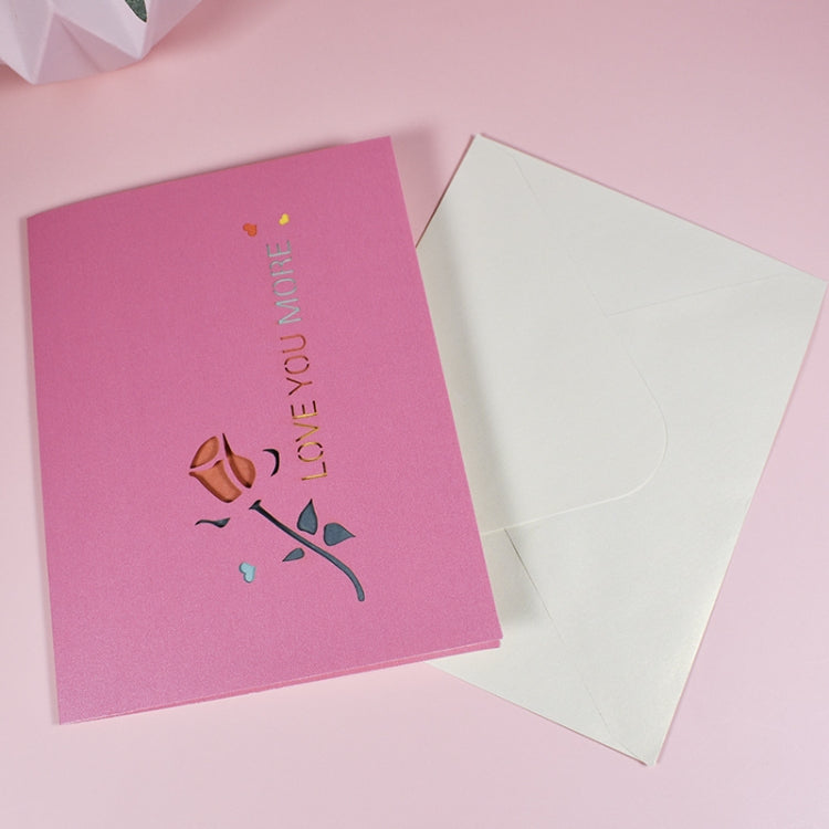 Valentine Day Three-Dimensional Greeting Card Wedding Anniversary Card