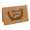 15 PCS Vintage Kraft Paper Simple Blessing Message Card Holiday Universal Thank You Card(13)
