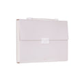 Deli 72410 A4 Layered File Information Bag Office Student File Storage Bag(Light Gray)