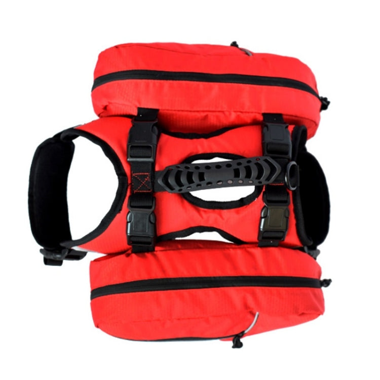 Pet Chest Backpack Multifunctional Outdoor Detachable Backpack For Dogs with Leash, Specification: S(Red)
