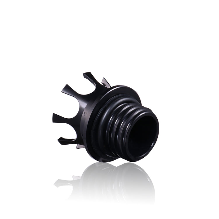 Motorcycle CNC Aluminum Alloy Crown Fuel Tank Cap Suitable For Harley 883 / XL / 1200 / 48 / 72(Black)