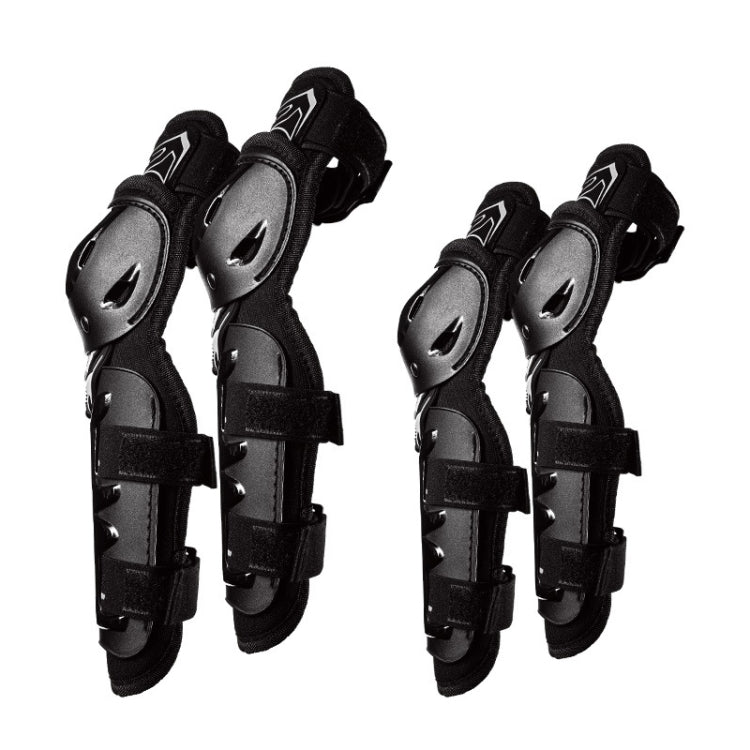 SULAITE Motorcycle Riding Protective Gear Four Seasons Anti-Fall Warm Windshield Rider Equipment, Knee Pads+Elbow Pads