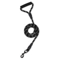 Pet Reflective Leash Medium & Large Dog Walking Supplies(Black)