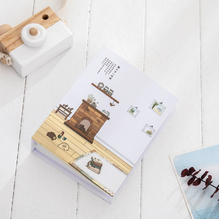 6 Inch 100 Sheets Simple Photo Albums Interstitial 4R Small Album Graduation Album(Read Time)