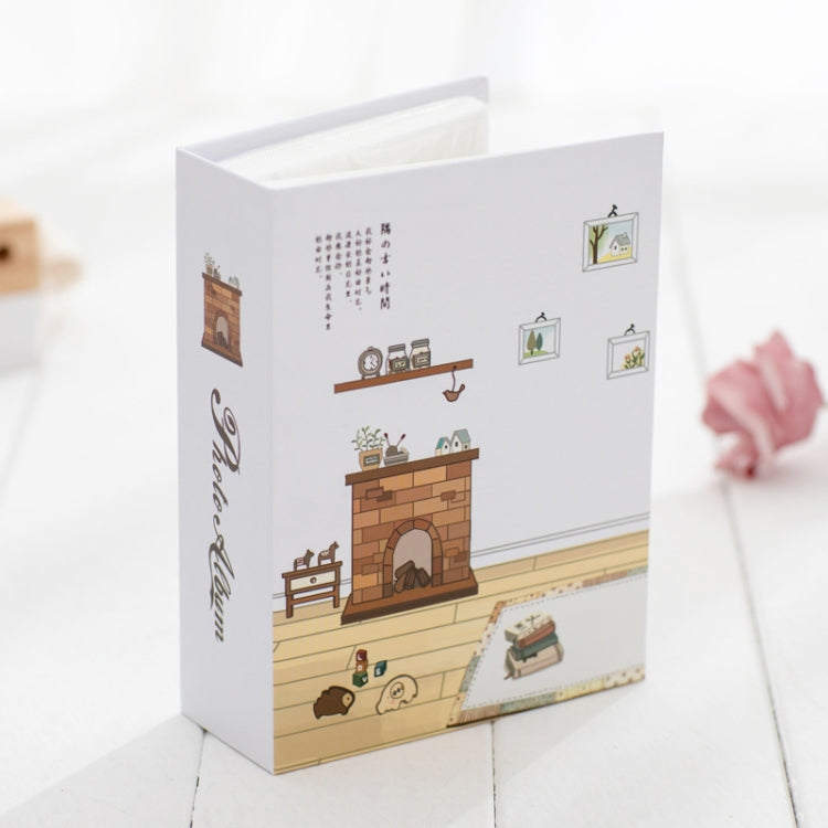 6 Inch 100 Sheets Simple Photo Albums Interstitial 4R Small Album Graduation Album(Read Time)