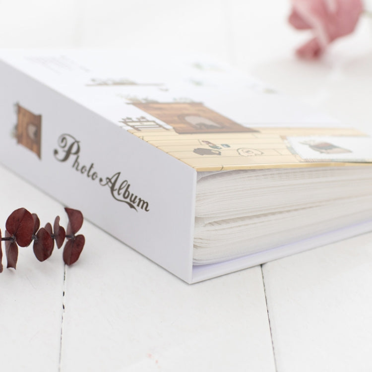 6 Inch 100 Sheets Simple Photo Albums Interstitial 4R Small Album Graduation Album(Impression Journey)