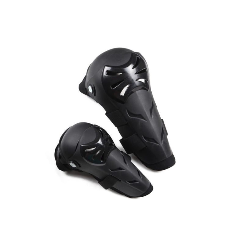 SULAITE Outdoor Sports Protective Gear Motocross Riding Motorsport Elbow Knee Pads, Specification: Free Size(Black)