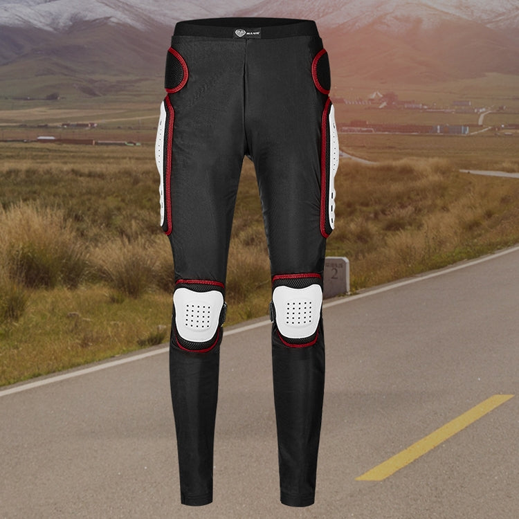SULAITE Motorcycle Cross-Country Riding Trousers Protective Hip Pants, Specification: M(Red)