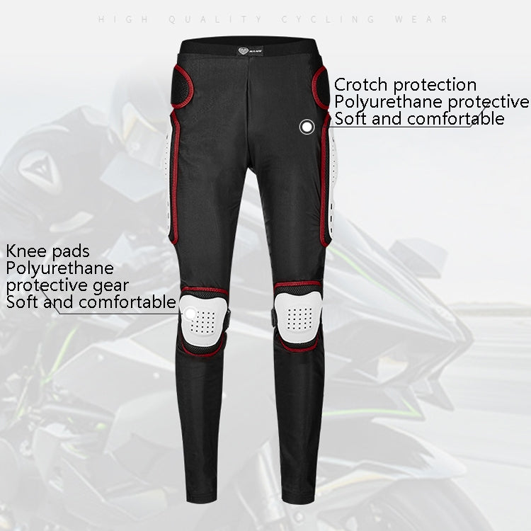 SULAITE Motorcycle Cross-Country Riding Trousers Protective Hip Pants, Specification: XXXXL(Red)