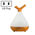 YCTA-008 Household Mute Small Wood Grain Colorful Light Aroma Diffuser Night Tree Air Humidifier, Product specifications: US Plug(Light Wood Grain)