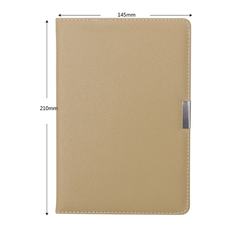 PU Business Notebook Mounted Sewing Thread Notebook, Specification: A5(Yellow)