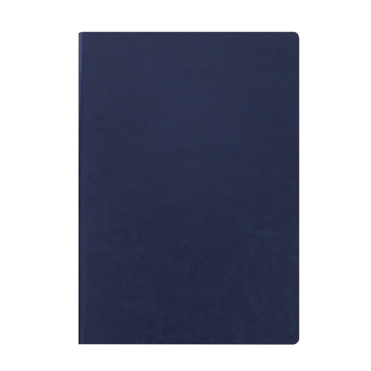 Imitation Leather Business Notebook Retro Notebook, Cover color: Blue, Specification: A5