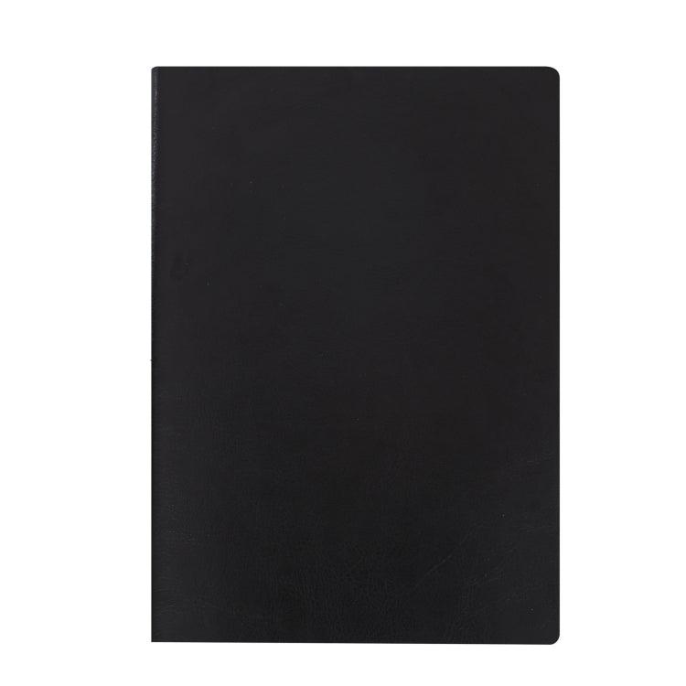 Imitation Leather Business Notebook Retro Notebook, Cover color: Black, Specification: A5
