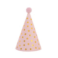 20 PCS Sequined Fur Ball Birthday Hat Birthday Party Supplies Dress Up Paper Hat, Colour: No. 8 Pink