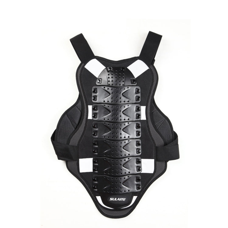 SULAITE Roller Skating Motorcycle Back Protector Spine Protection Sports Protective Gear Racing Vest, Size: L