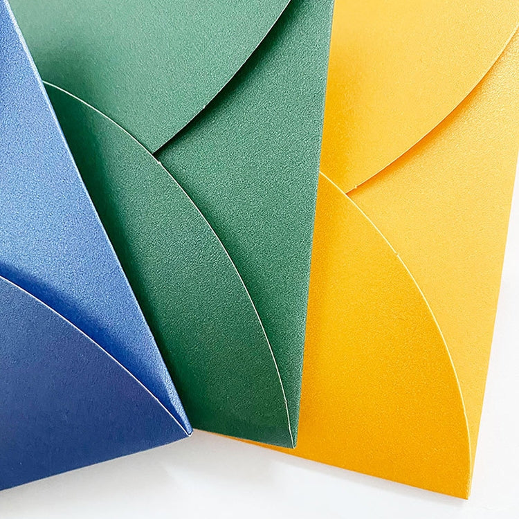 10pcs Love Buckle Pearl Paper Hot Stamping Envelope Invitation Letter(Purple)