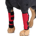 Pet Knee Pads Dog Leg Guards Pet Protective Gear Surgery Injury Sheath, Size: S(HJ02 Classic Red)