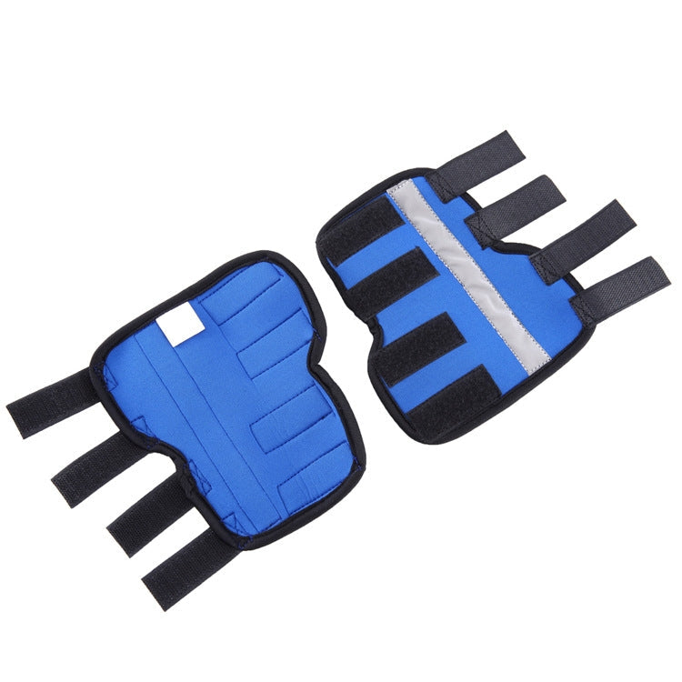 Pet Knee Pads Dog Leg Guards Pet Protective Gear Surgery Injury Sheath, Size: S(HJ12 Reflective Blue)