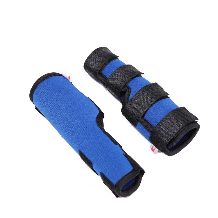 Pet Knee Pads Dog Leg Guards Pet Protective Gear Surgery Injury Sheath, Size: M(HJ03 Classic Blue)
