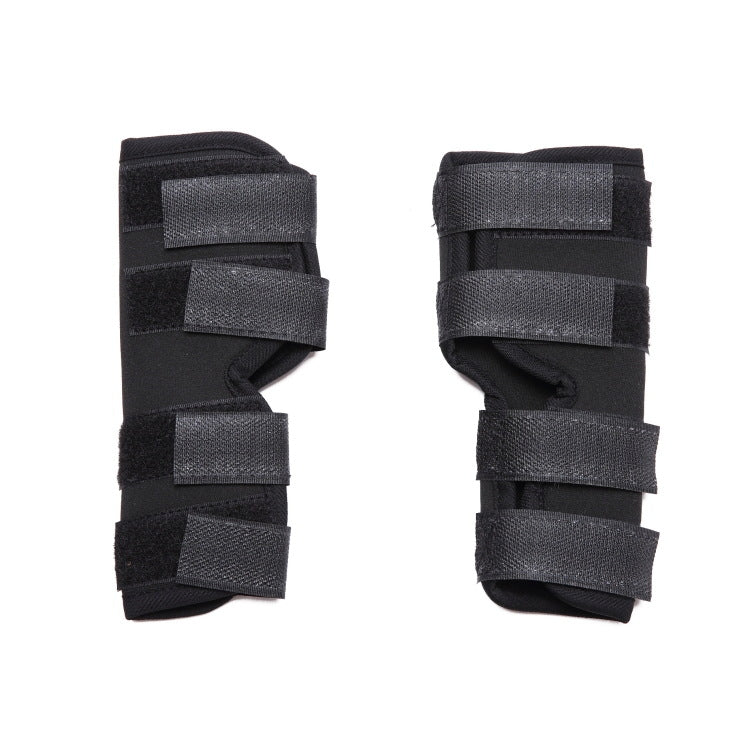Pet Knee Pads Dog Leg Guards Pet Protective Gear Surgery Injury Sheath, Size: L(HJ01 Classic Black)