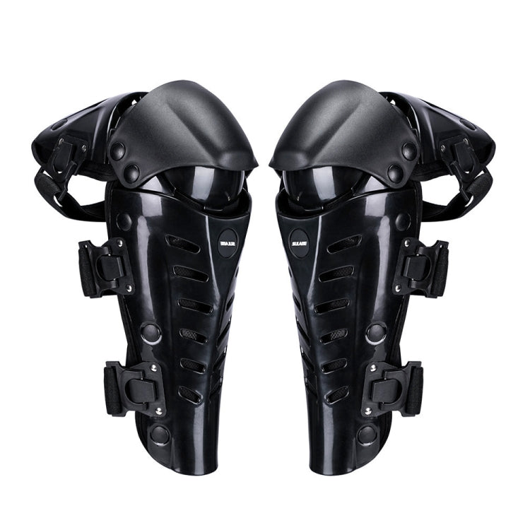 SULAITE Motorcycle Outdoor Riding Anti-Fall Protective Gear Knee Pads(Black)