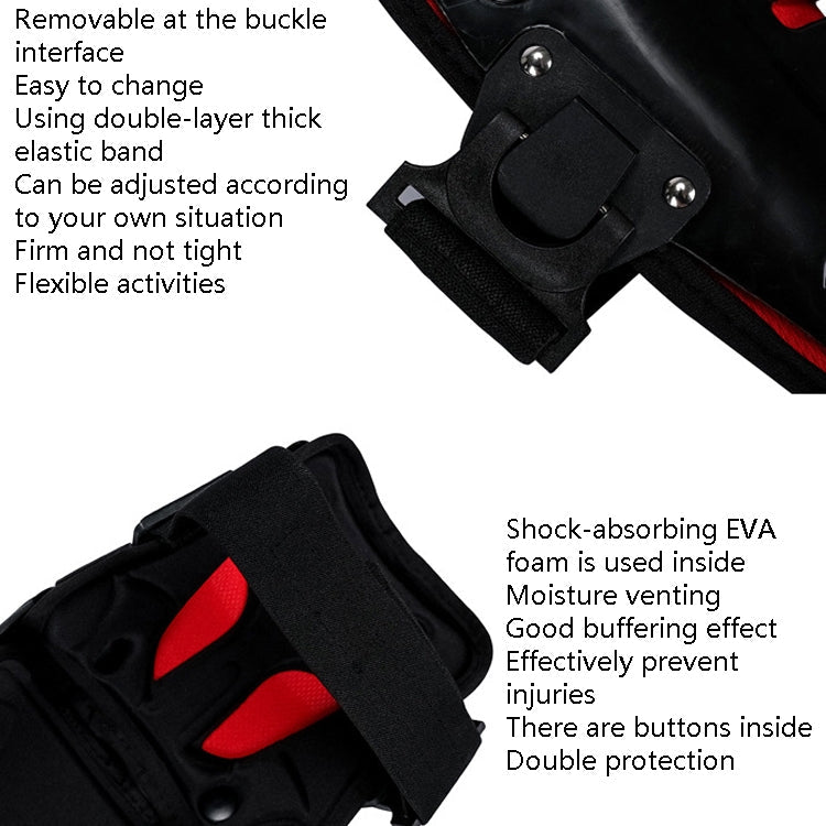SULAITE Motorcycle Outdoor Riding Anti-Fall Protective Gear Knee Pads(Black)