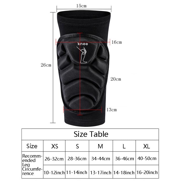 SULAITE GT--314 Cross Country Riding Ski Skating Roller Skating Knee Pads Outdoor Sports Protective Gear, Specification: S