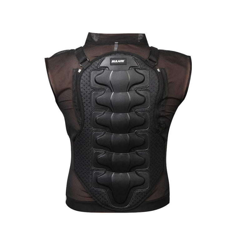 SULAITE GT-032 Motorcycle Racing Sleeveless Riding Protective Clothing, Specification: XXL(Black)