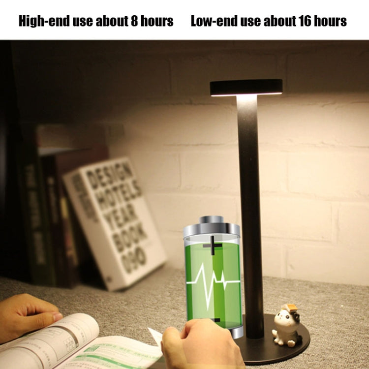 BC965 Student Eye Protection USB Waterproof LED Table Lamp Bedside Bar Table Lamp, Colour: White Storage