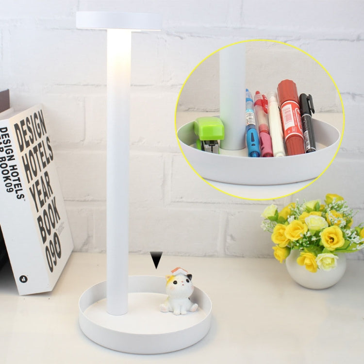 BC965 Student Eye Protection USB Waterproof LED Table Lamp Bedside Bar Table Lamp, Colour: White Storage