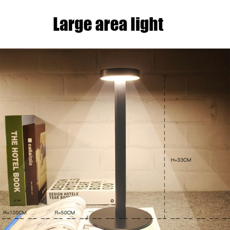 BC965 Student Eye Protection USB Waterproof LED Table Lamp Bedside Bar Table Lamp, Colour: Yellow Marble Pattern