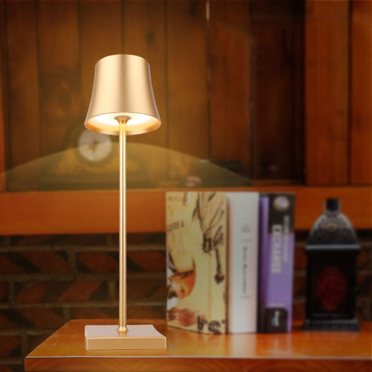 BC963B LED Student Eye Protection Table Lamp Bar Atmosphere Lamp Baby Feeding Bedside Lamp(Gold)