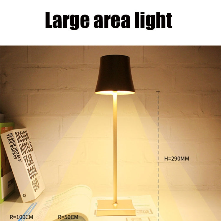 BC963B LED Student Eye Protection Table Lamp Bar Atmosphere Lamp Baby Feeding Bedside Lamp(Gold)