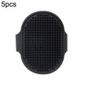 5pcs Pet Bathing Massage Brush For Dogs Cleaning And Beauty Tools(Black)