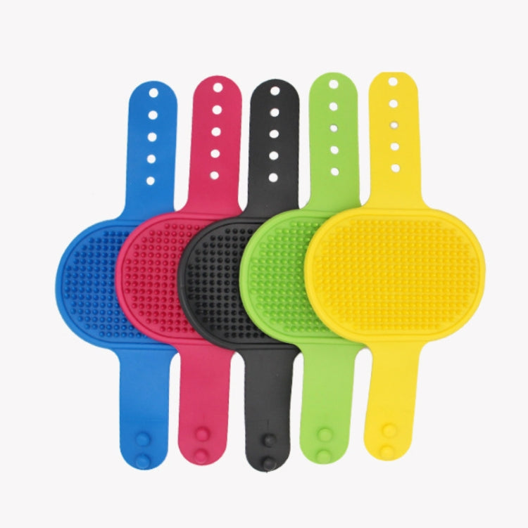 5pcs Pet Bathing Massage Brush For Dogs Cleaning And Beauty Tools(Green)
