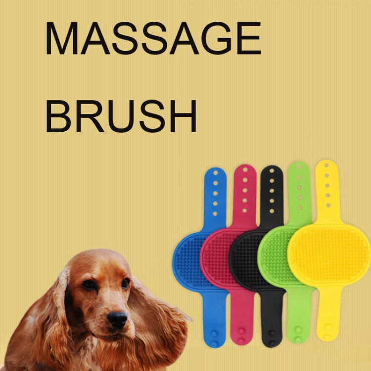 5pcs Pet Bathing Massage Brush For Dogs Cleaning And Beauty Tools(Blue)