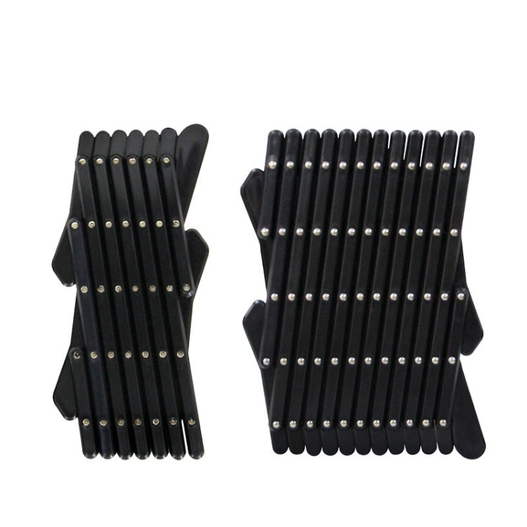 Pet Car Window Protective Fence Car Retractable Protective Fence, Specification: 24x17.7x1.2cm(Black)