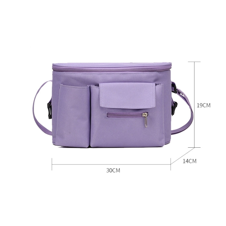 Multifunctional Stroller Hanging Bag Stroller Baby Bottle Water Bottle Bag Storage bag(Light Grey)