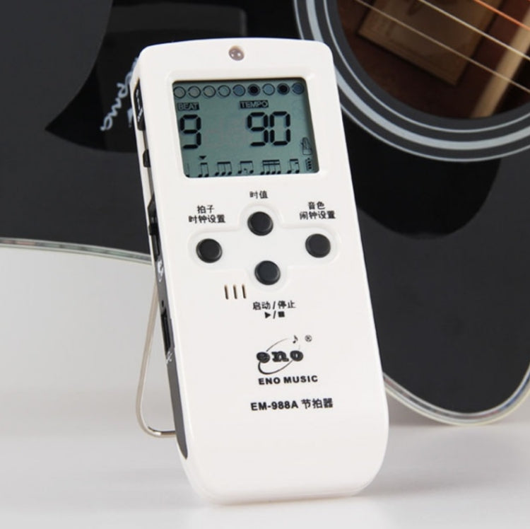 ENO EM-988A Electronic Vocal Rechargeable Metronome For Piano/Guitar/Drum/Guzheng/Violin(Pink)