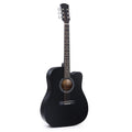Folk Acoustic Guitar Beginner Training And Teaching Stringed Instruments, Colour: 41 Inch (Black)