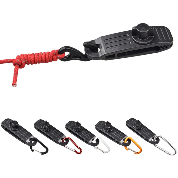 10pcs /Set Outdoor Camping Canopy Windproof Clip Tent Additional Pull Point Plastic Clip Rainproof Tarp Fixing Clip, Color: B Clip + Bouncy Ball