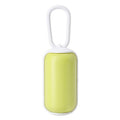 Pet Garbage Box Dog Toilet Picker Dispenser Portable Garbage Bag Cleaning Supplies With 15 Trash Bags(Fruit Green+White)
