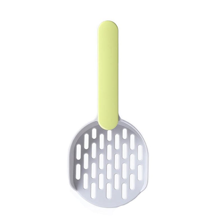 Cat Litter Shovel Filter Cat Shovel(Gray+Green)