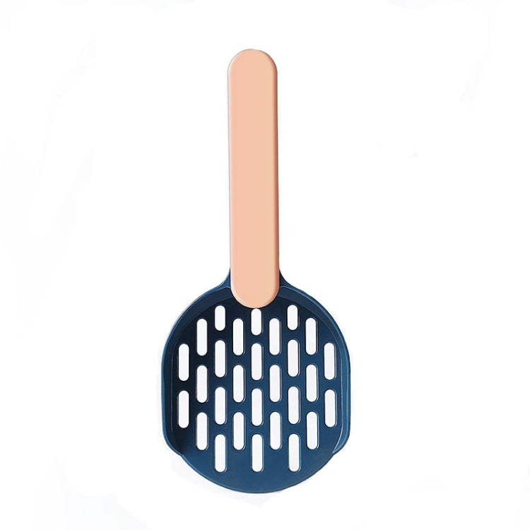 Cat Litter Shovel Filter Cat Shovel(Indigo+Pink)