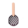 Cat Litter Shovel Filter Cat Shovel(Brown+Pink)