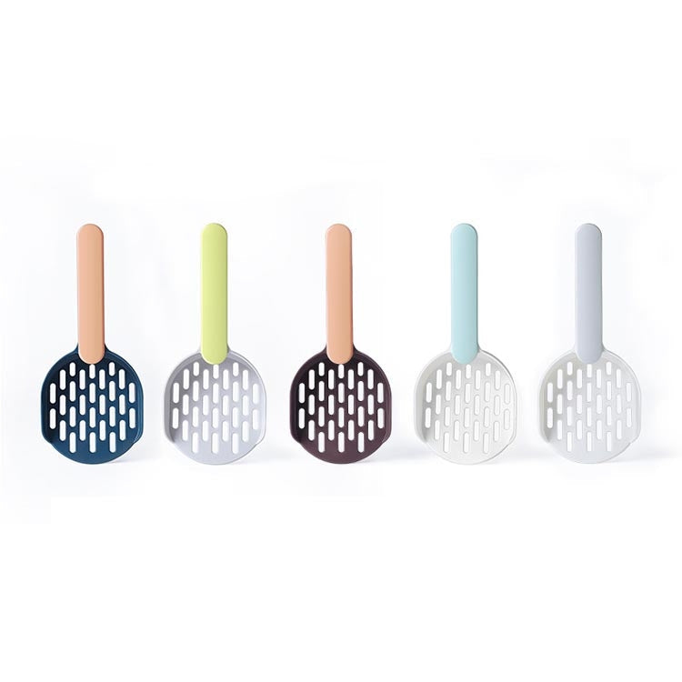 Cat Litter Shovel Filter Cat Shovel(Indigo+Pink)