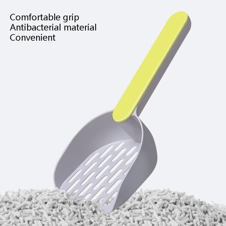 Cat Litter Shovel Filter Cat Shovel(Indigo+Pink)
