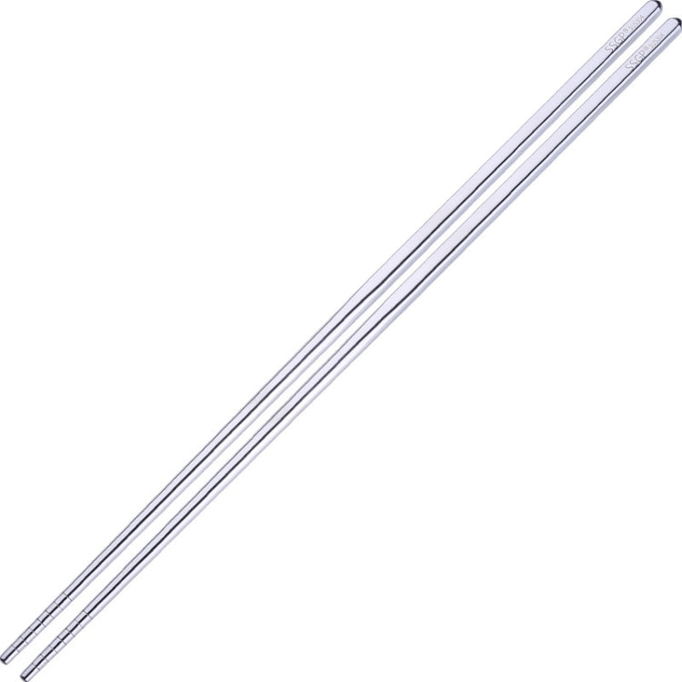 1 Pair Extended Chopsticks Stainless Steel Non-Slip Anti-Scalding Long Chopsticks Noodle Chopsticks Hot Pot Chopsticks