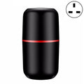 Electric Small Grinder Household Seasoning Miscellaneous Grains Chinese Medicine Coffee Grinder 220V UK Plug (Black)